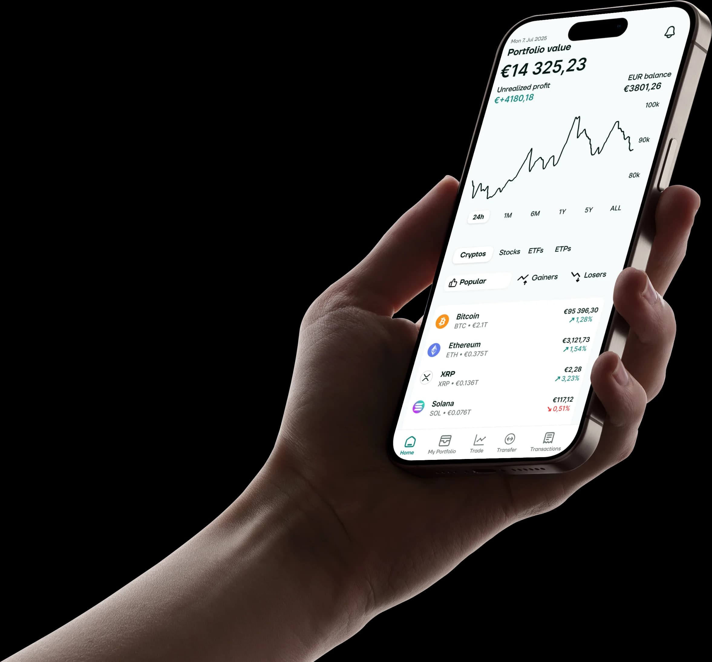Kvarn X crypto app - The Nordic region's widest selection of cryptocurrencies