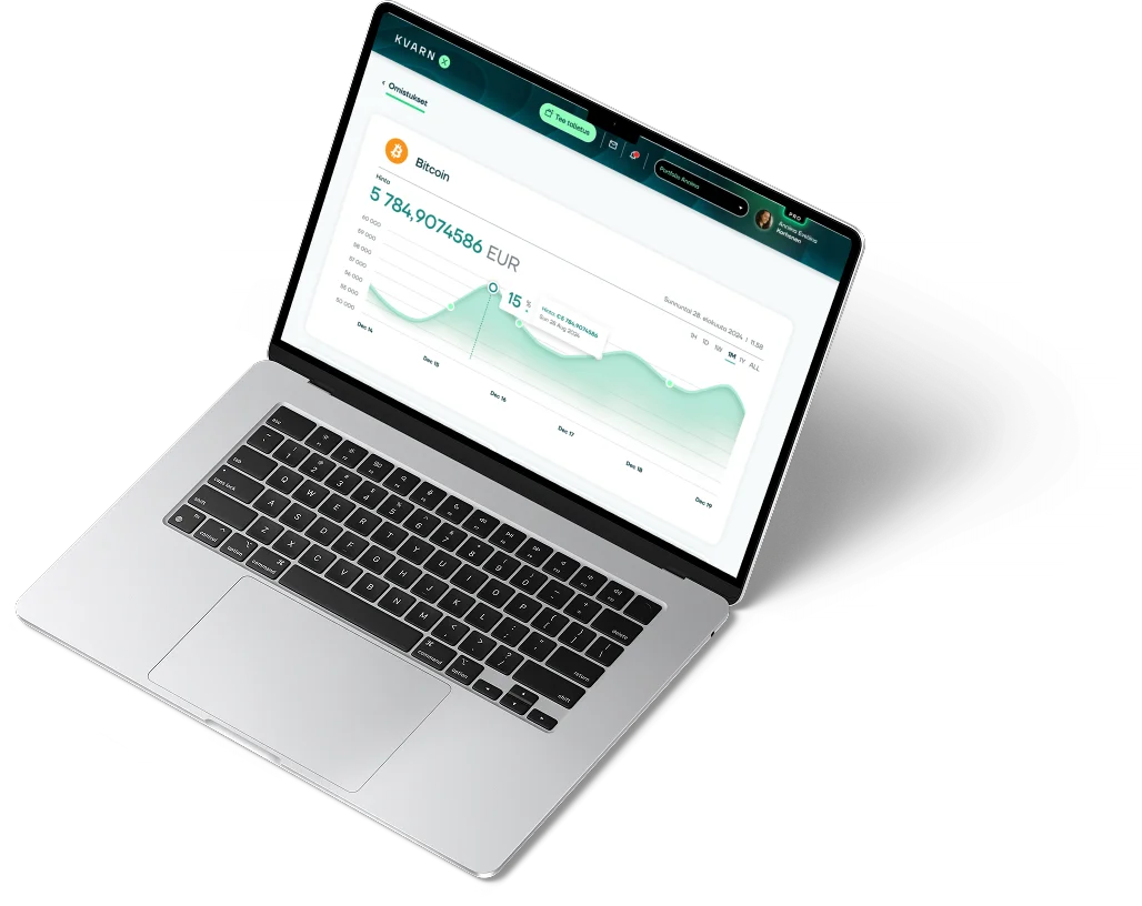 Bitcoin (BTC) – myy ja osta Bitcoineja turvallisesti – Kvarn | Kvarn X