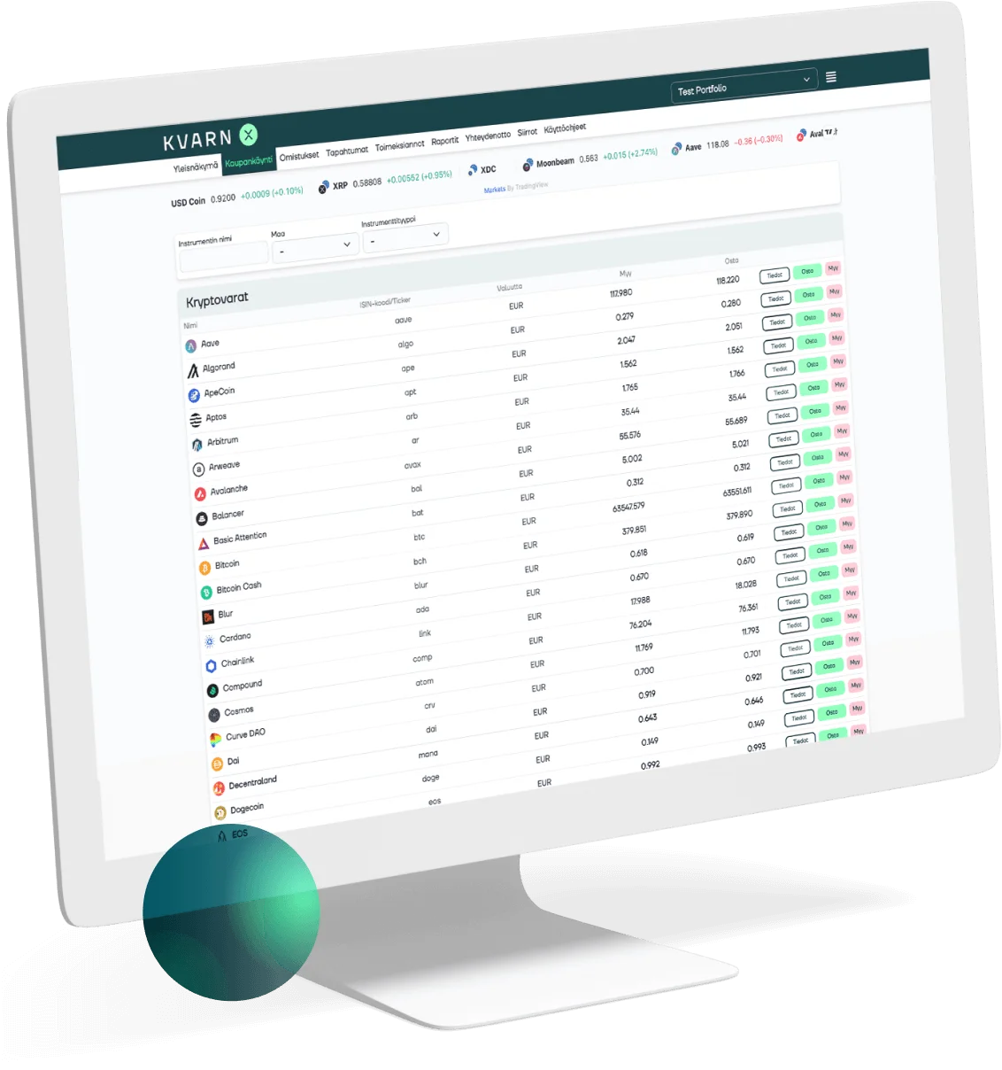 Token selection | Kvarn X